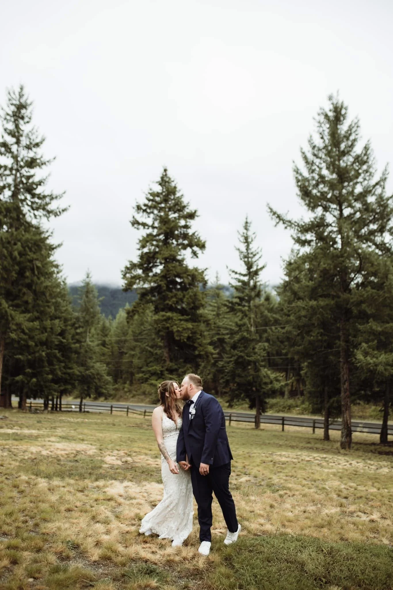 Couple in the pines